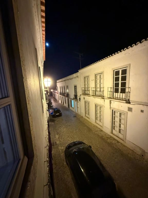 Faro old town at night